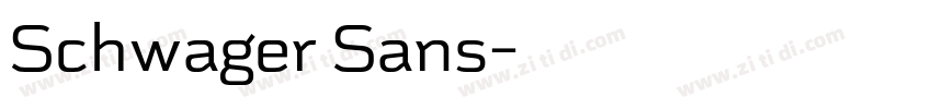 Schwager Sans字体转换